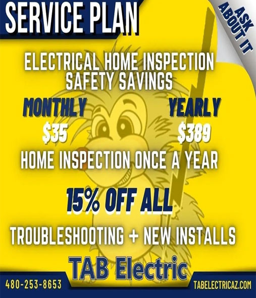 Service Plan Electrical Home Inspection banner